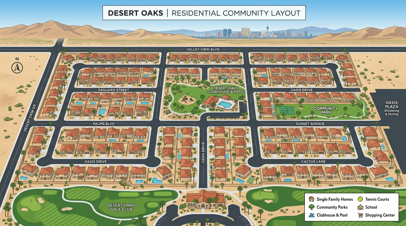 Consenza Estates Community Map